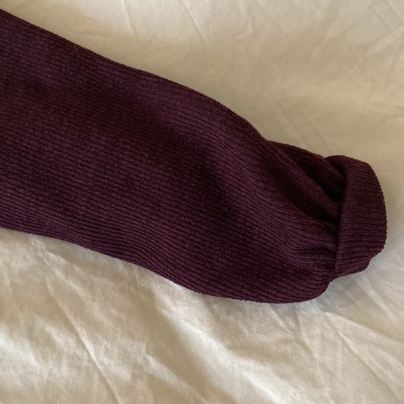 Urban Outfitters burgundy ballon sleeve cardigan - Picture 4 of 8